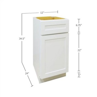 Mobiletto base da 12 pollici