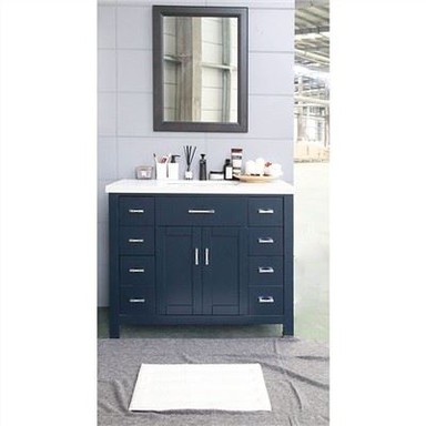 Mobile bagno blu navy da 48 pollici